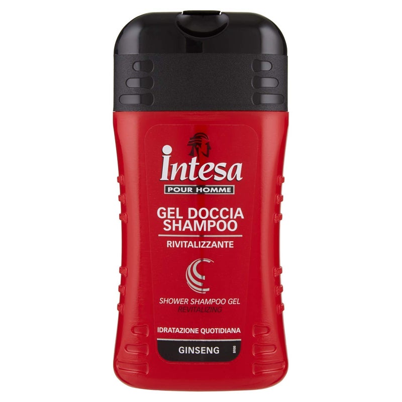 Intesa Pour Homme Ginseng Daily Moisturising Shower Gel Shampoo, 250 ml - Image 1